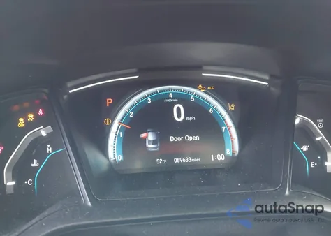 2020 Honda Civic Lx из США, поврежденный, VIN 19XFC2F66LE030527